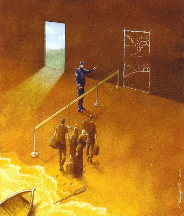 The United Nations / Ranan Lurie Political Cartoon Awards for 2015: Citation for Excellence: Pawel Kuczynski / Poland